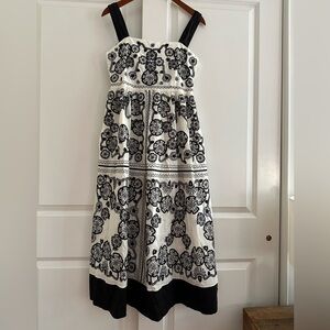 Johnny Was embroidered midi dress, size XS